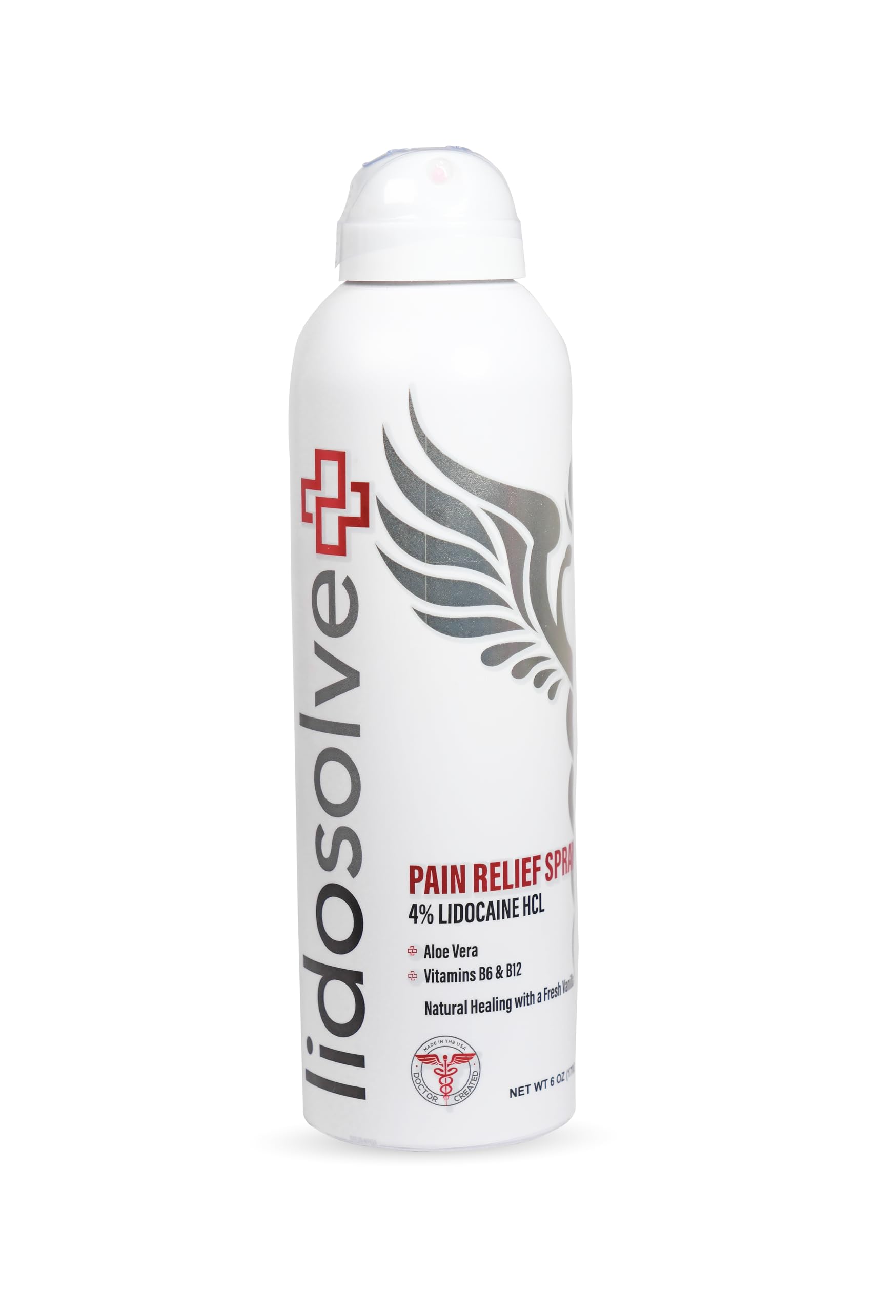 Amazon.com: Lidosolve+ Pain Relief Spray, 4% Lidocaine, Vanilla